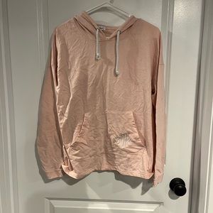 pink hoodie